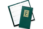 Green Pearl Faux Leather Pocket Planners