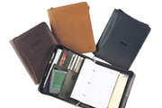 3-Ring Leather Agenda Organizers