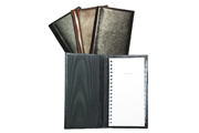 Black, Brown and Cognac Glazed Italian Leather Address Books