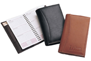 Black, Brown and Cognac Leather Pocket Secretary