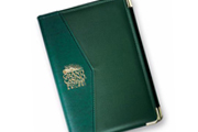 Green Microfibre Combination Planner/Address Book